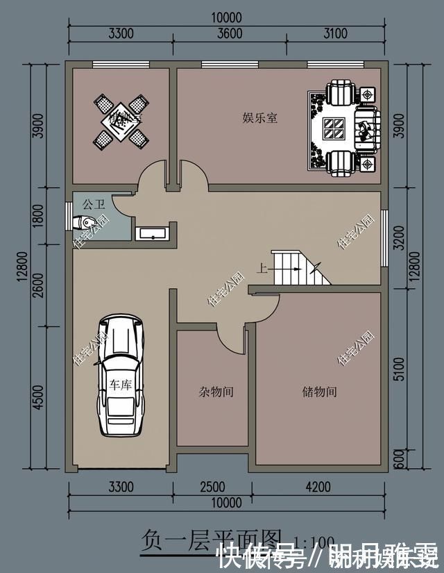 地下室|回农村盖别墅，落地窗+挑空客厅就是漂亮，3套图纸倾心推荐