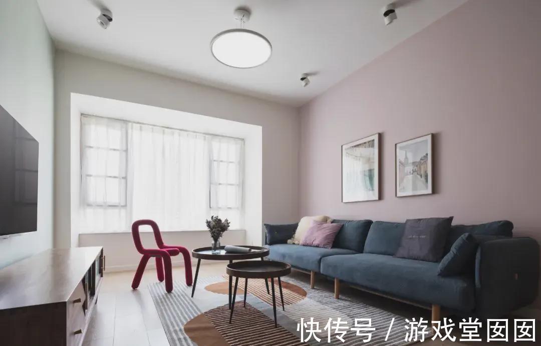 薄荷绿|92㎡浪漫北欧风装修,温暖好色,超实在的一房多用