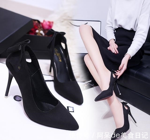 今年流行的女高跟鞋,显高舒适还不累脚,春节穿特有面