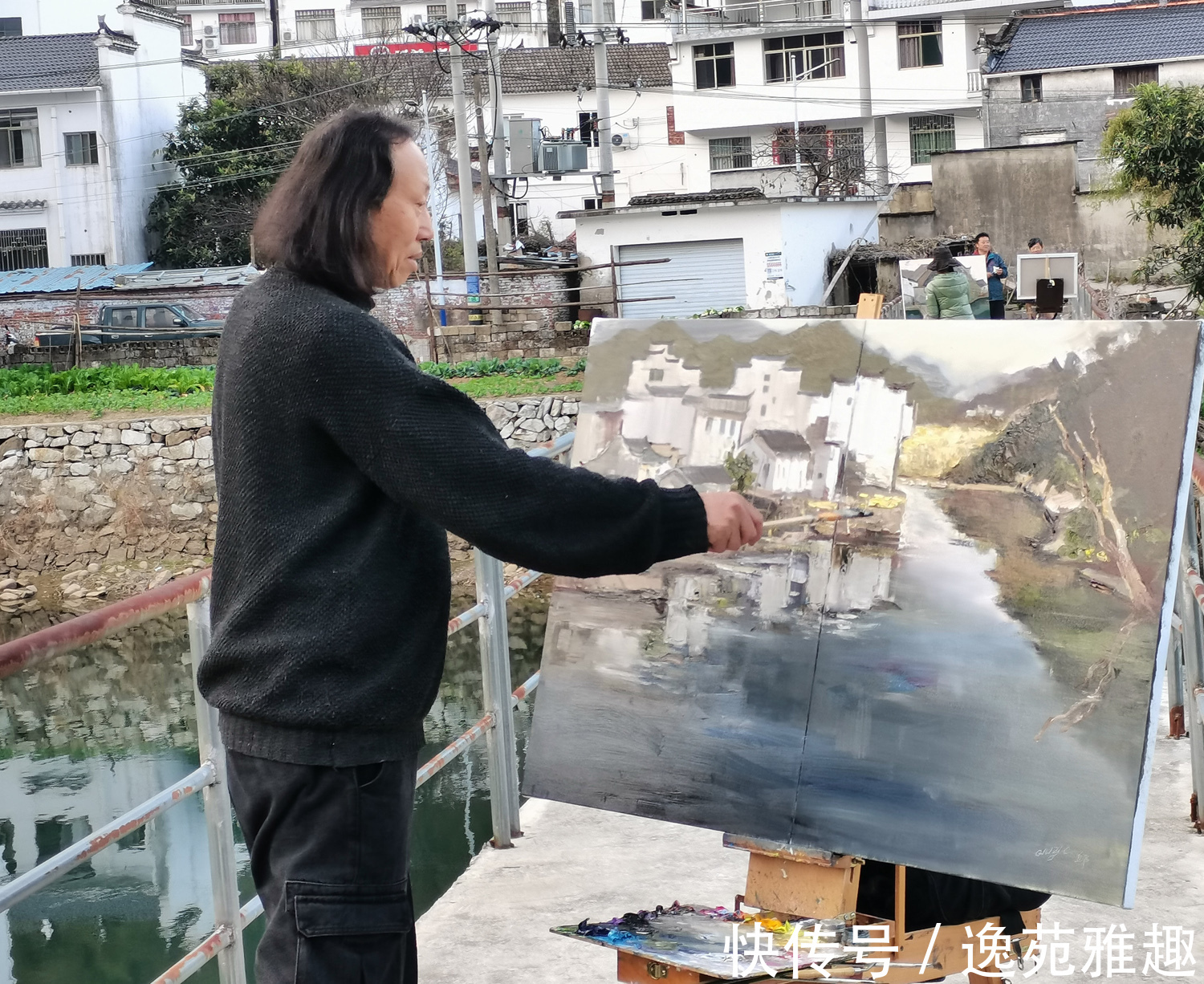 有限公司!中国油画创作研究院写生创作基地在婺源揭牌成立