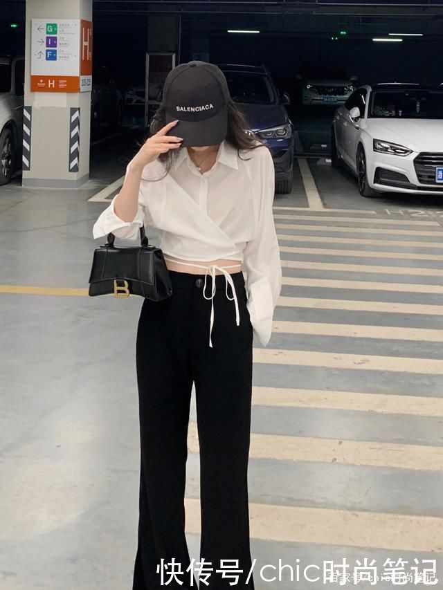 面料|与其执着带点“白幼瘦”性质的BM衫，不如穿围裹式上衣进阶气质