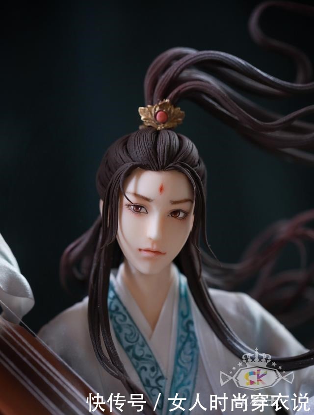 翻糖|“糖王”用翻糖蛋糕带你梦回古代,新作“琴鹤清风”,飘逸绝尘!