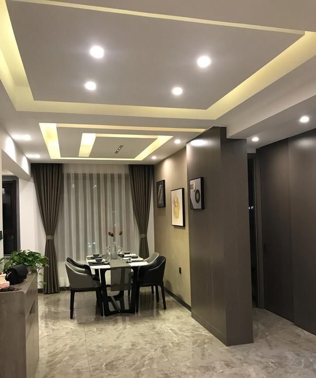 背景墙|新房装修完工,人造大理石的电视背景墙超奢华,朋友来了都被迷住