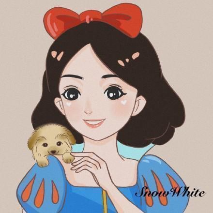 迪士尼公主与宠物的合影公开,艾莎的小猫超可爱,花木兰让人意外