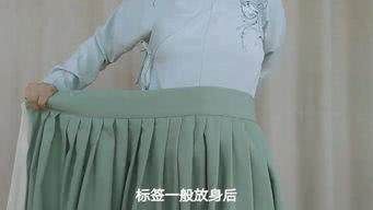 裙头|汉服萌新必备科普齐腰襦裙一片式与两片式怎么穿如何区分