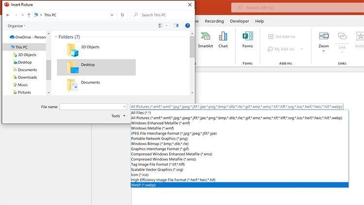 excel|微软 Office Build 14326.20004 更新：支持 WebP 图像格式