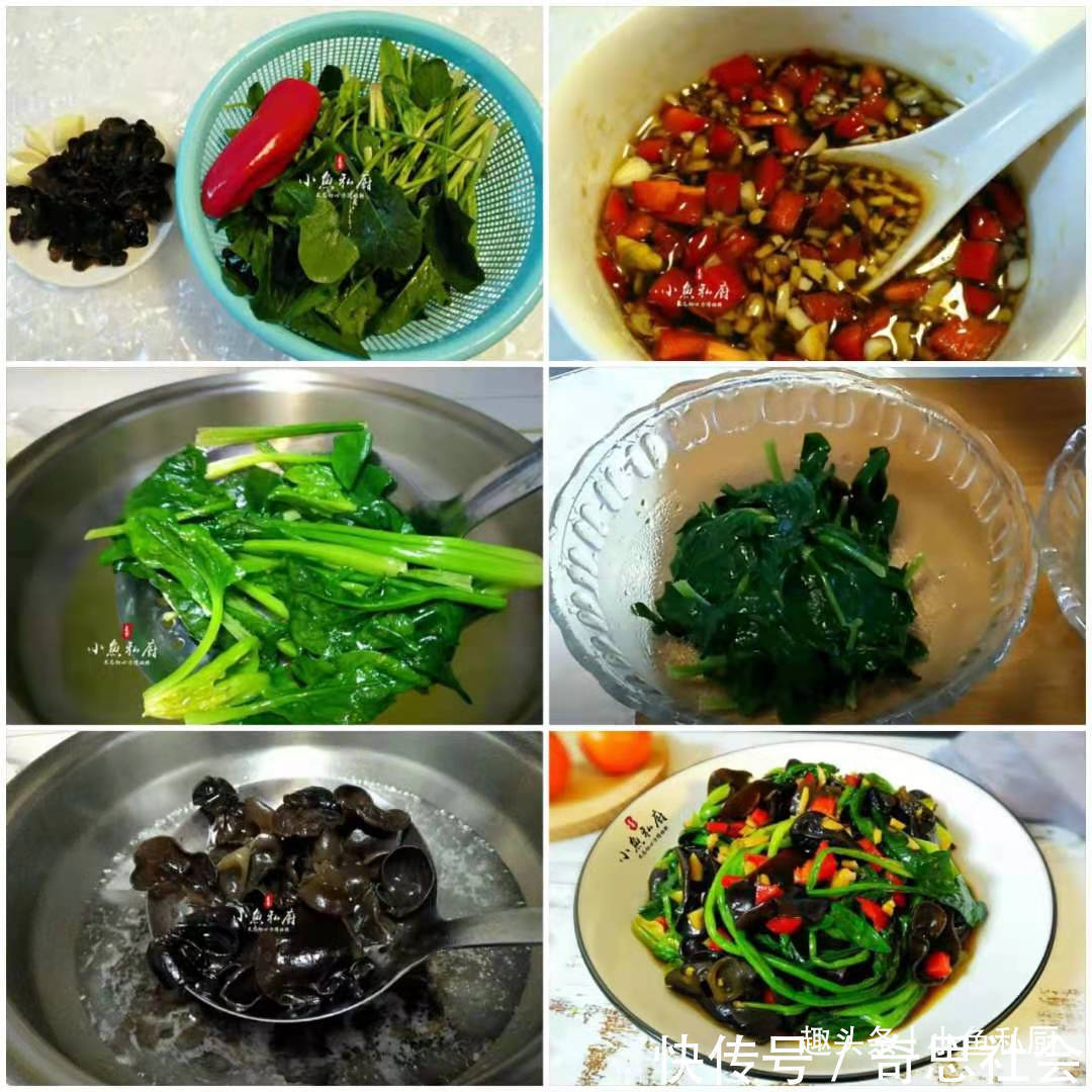 菠菜|大热天,不想吃的油腻,8菜1汤下饭素菜,照着做,不愁没好菜了