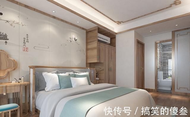 新中式风|130平米新中式风,听了老公的话,餐厅酒柜这样设计,美观又实用