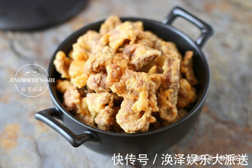 红薯淀粉|给猪肉换个做法,不要总炒焖炖了,用此做法,全家人都抢着吃