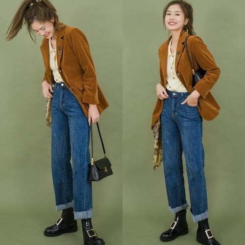 长裤|今秋流行穿“九分裤+短靴”，利落显高有气质，小个子也能驾驭