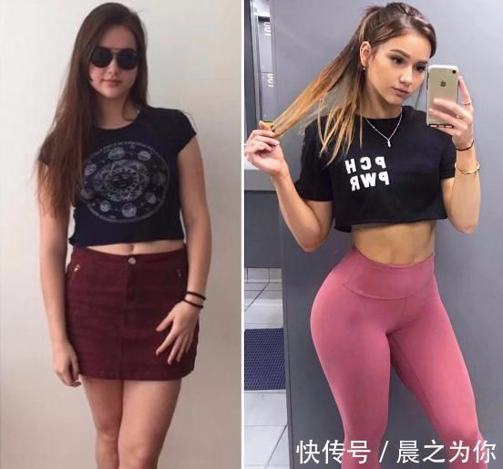 臀部|20歲的她，練出了女人最完美的身材：馬甲線+小蠻腰+蜜桃臀，羨慕