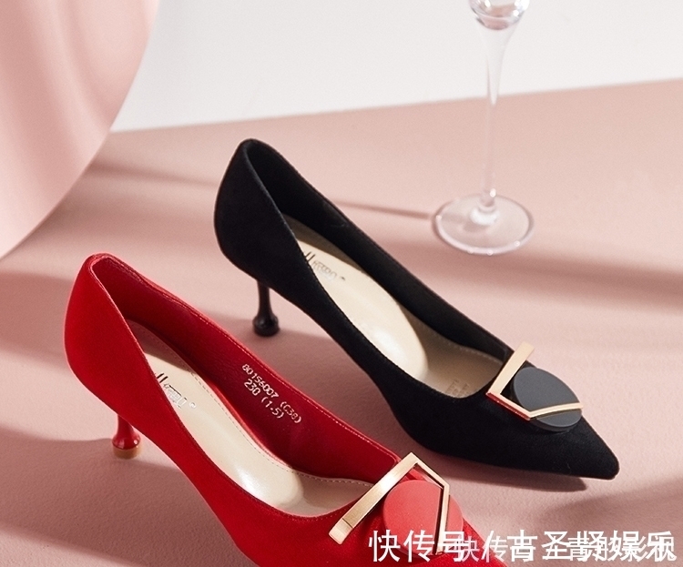 高跟鞋|穿细跟鞋怕崴脚,穿粗跟鞋嫌不好看,4款优雅迷人的酒杯跟试试看