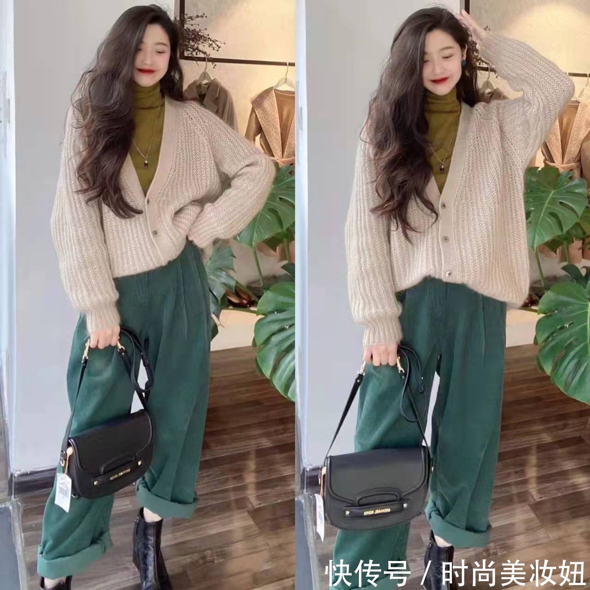 时尚度|“奶奶的毛衣”别急着扔,试试这些搭配方法,减龄不说还很洋气