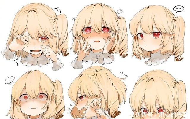 初音未来#不会画表情的来看看这位画师的作品,各种可爱的小表情,太萌了