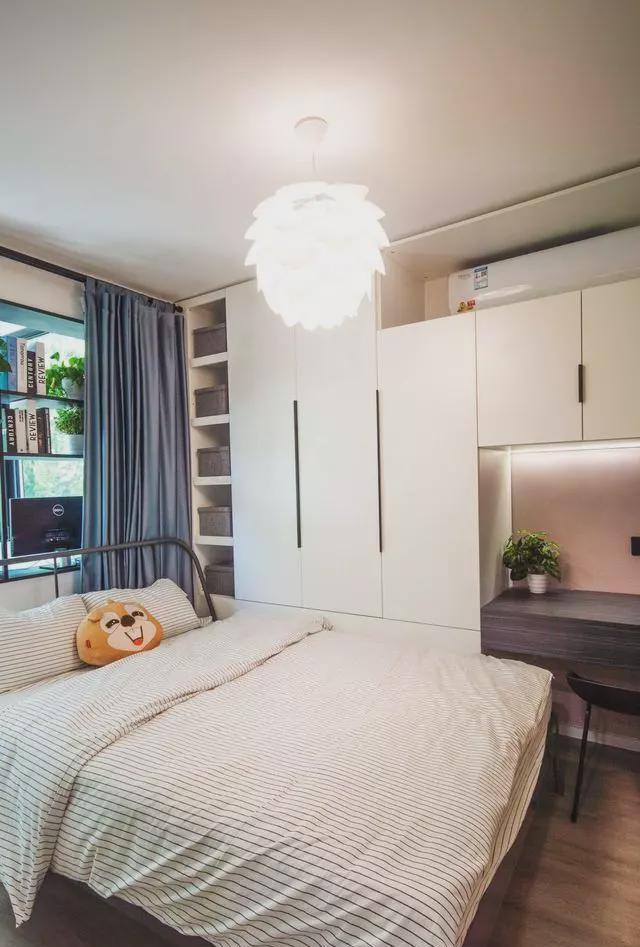 客厅|只有40㎡却1居变4居,这个小家把空间利用到了极致,体验感极好