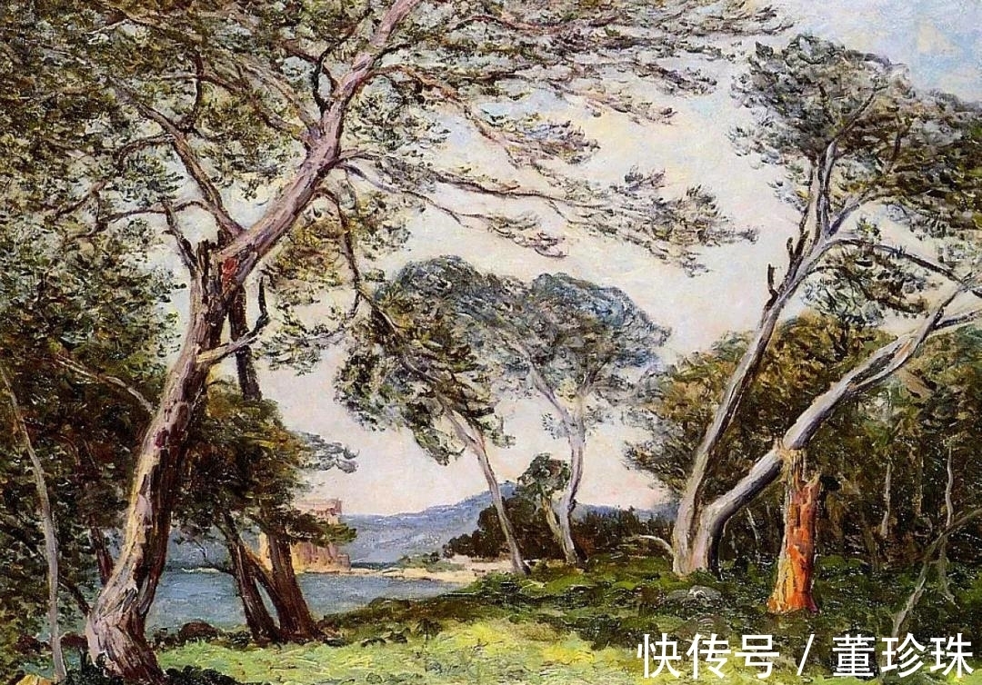 马克西&他是法国著名印象派画家，风景油画集合众家之技法，然后自成一格