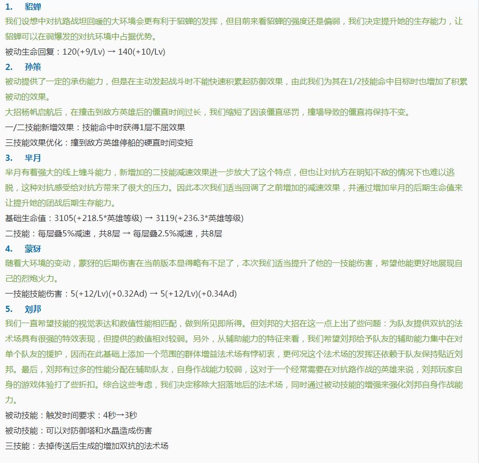 貂蝉|王者荣耀：五位英雄调整，貂蝉蒙犽加强，芈月终于削弱