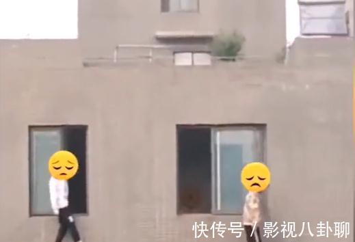 孩子|两男孩在楼顶“立定跳远”，危险动作惹网友捂眼：不是玩耍是玩命