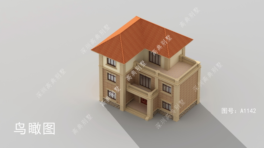 别墅|三层欧式自建房,满足一家人的居住生活