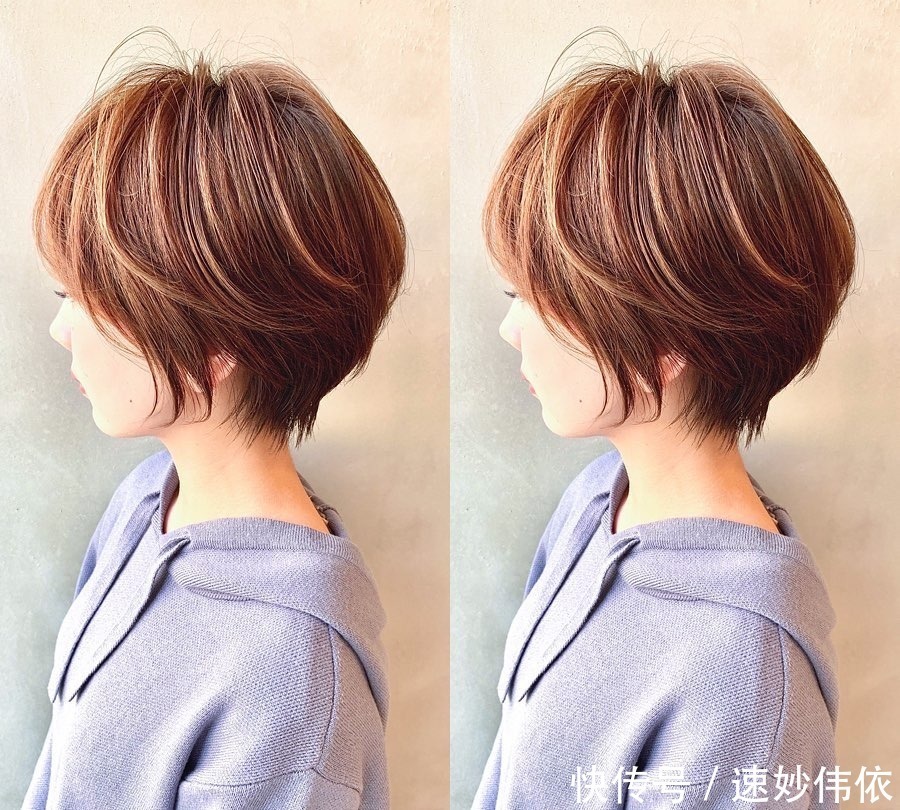 剪短|这才叫短发,立体蓬松很有线条感,你那只是把头发剪短了
