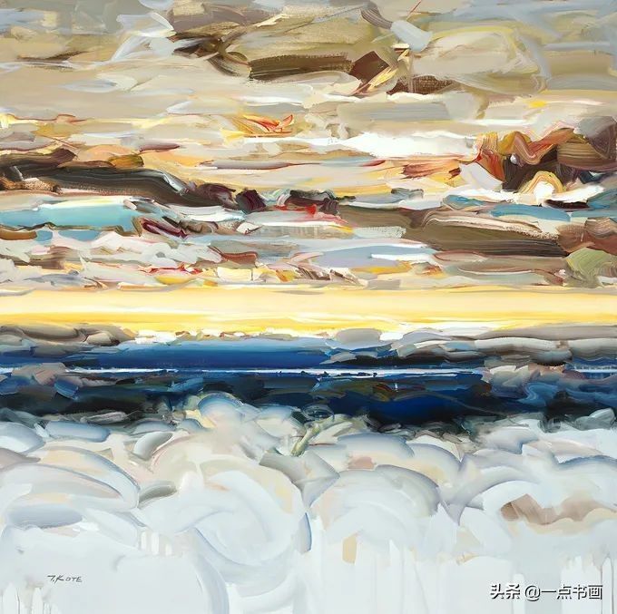 科特&他的绘画是光与色的交响乐,充满着前卫和时尚