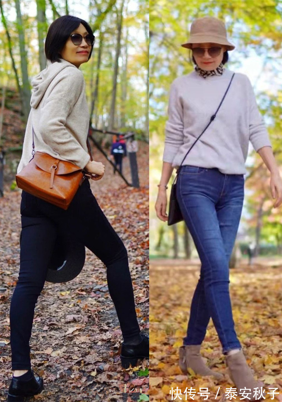 时髦 50岁女人春天这样穿:时髦又高级!