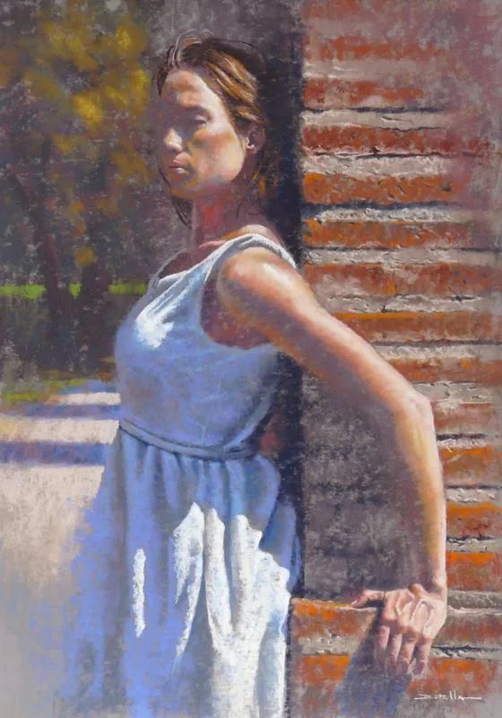 艺术学院$法国女画家:魅力独特的色粉味道