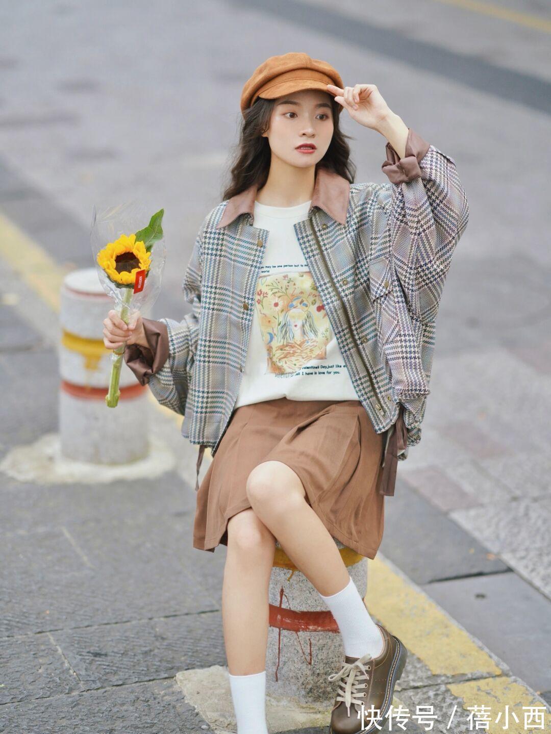 半身裙|微胖女孩怎么穿?随性休闲风是首选!来看博主的13套微胖时尚穿搭