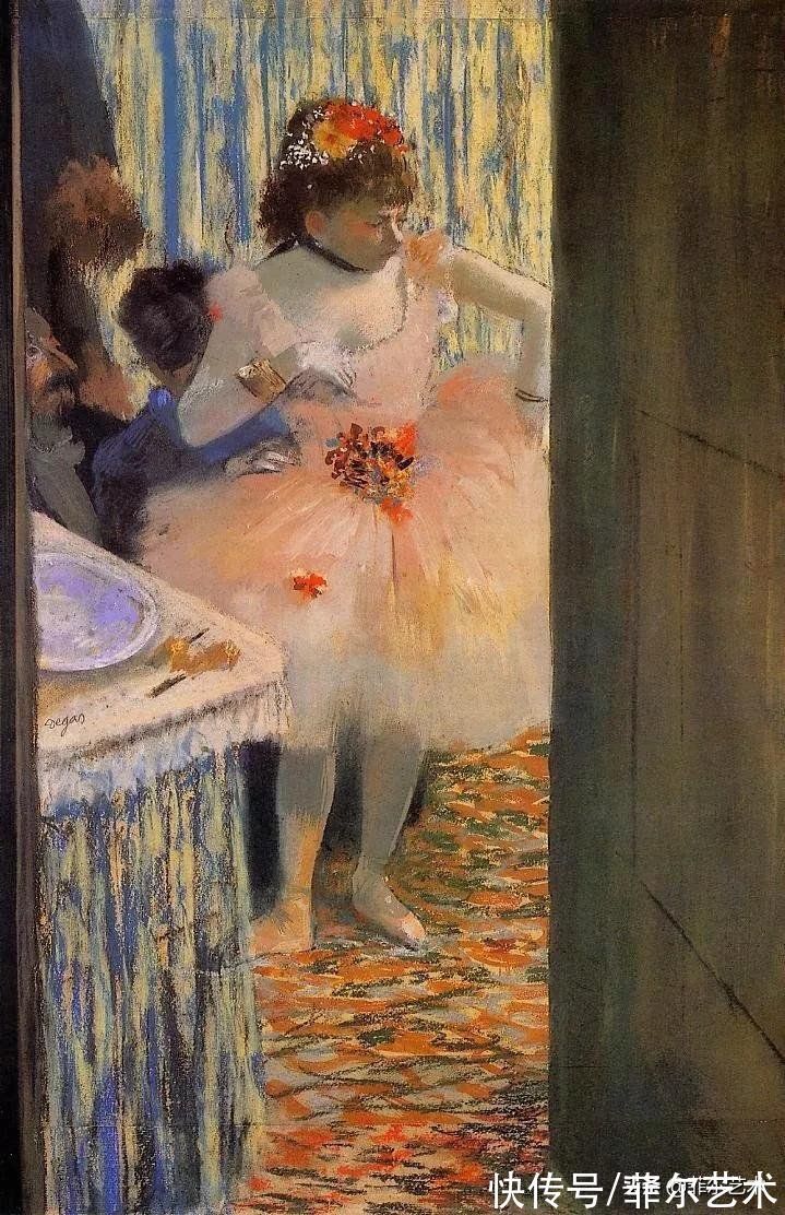 安格尔$法国艺术大师埃德加·德加舞女125幅油画作品,美翻了
