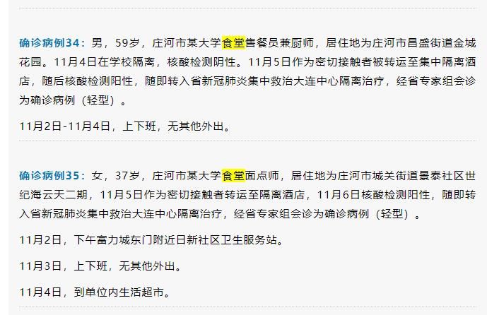 食堂|大连新增21+16！目前23人和食品公司、食堂有关，15名冷库员工确诊