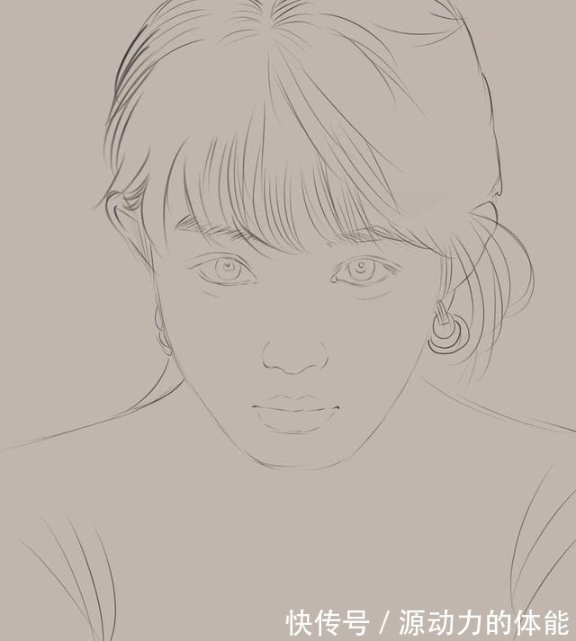 厚涂|厚涂韩服少女(附过程)!