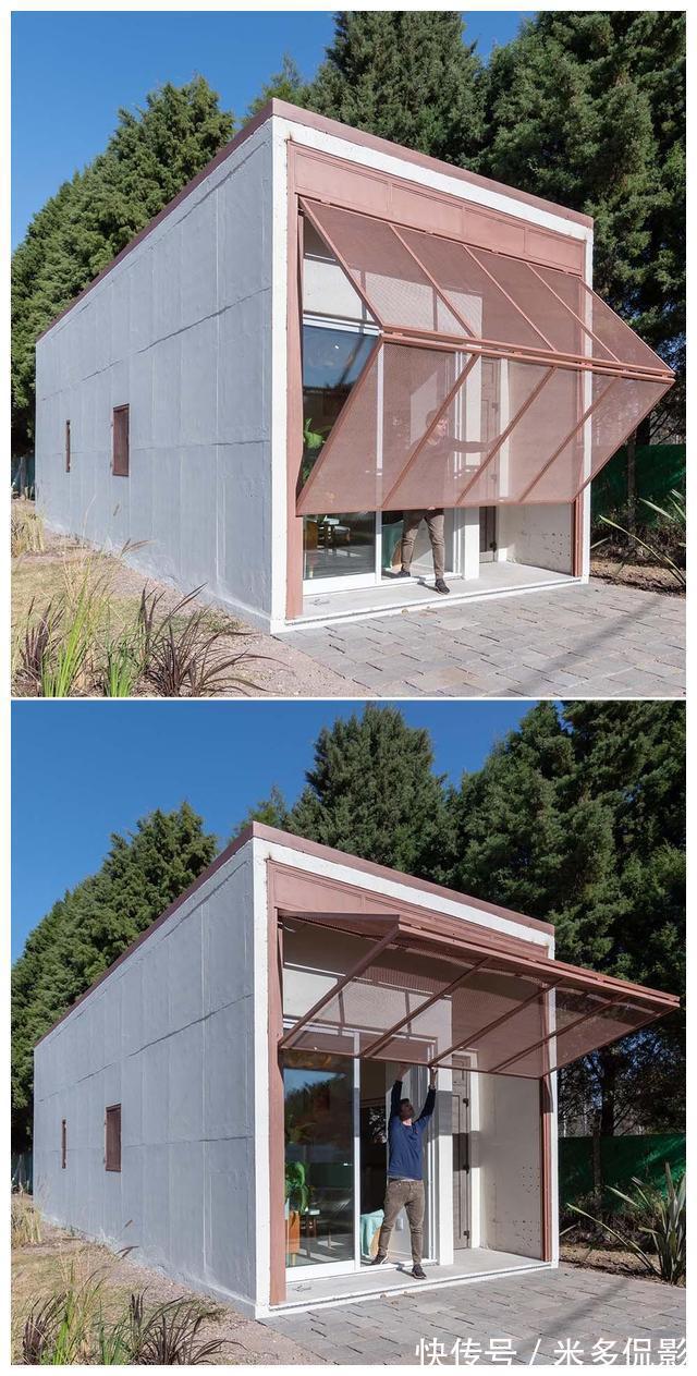 卫生间|夫妻俩自建45㎡小屋，像极了集装箱，进屋后我不敢嘲笑了