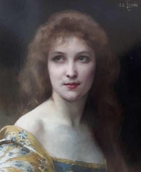 查尔斯#法国画家查尔斯 油画中宛如仙子般的女神,好迷人!