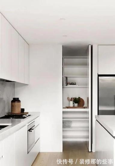 储藏室|柜子不打到底,留1平储藏室,整齐又省心