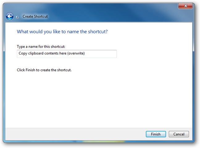 如何通过“发送到”菜单将剪贴板的内容发送到文本文件