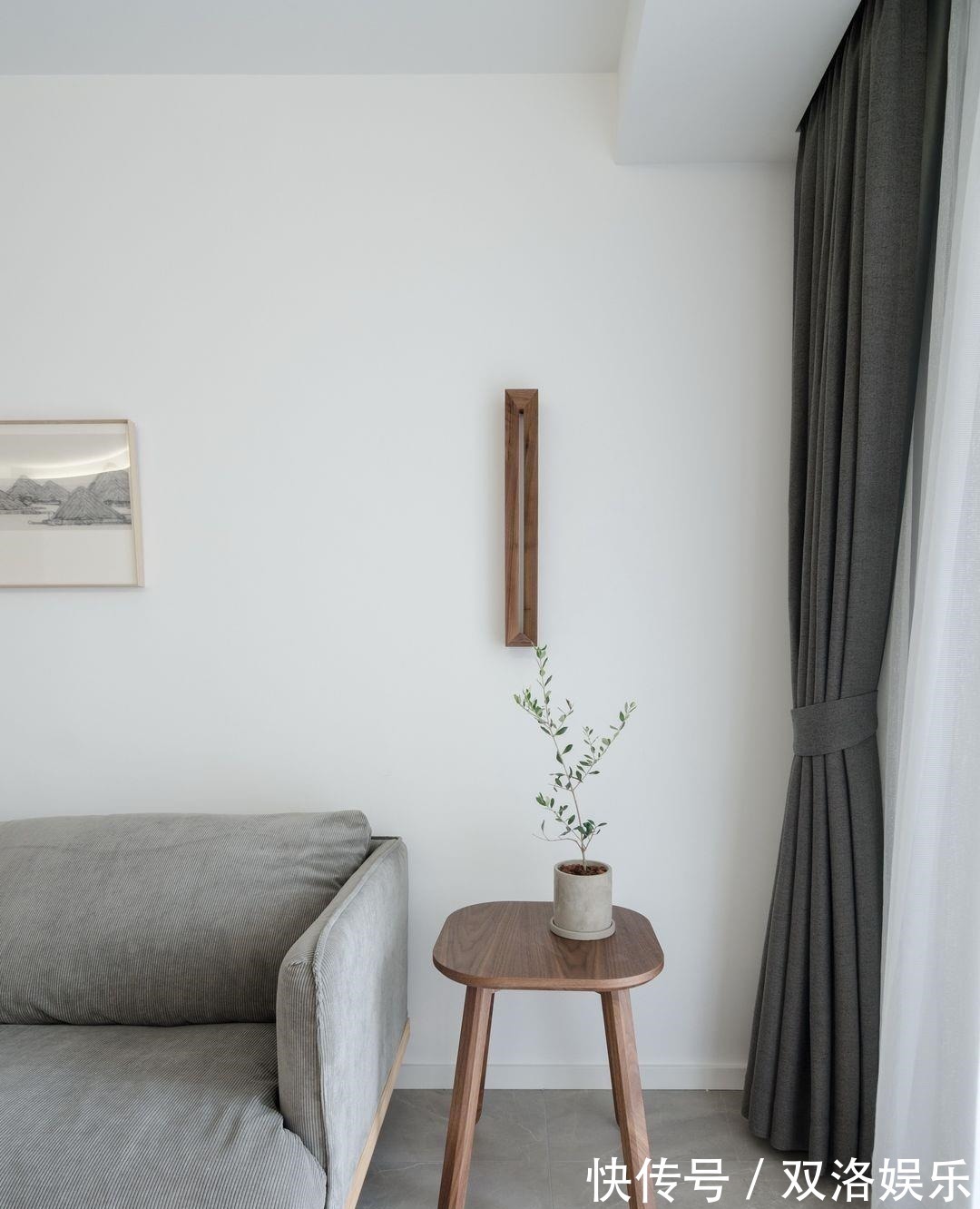 电视机|105平现代风婚房,清静淡雅温馨舒适,不到5个月就全部完工