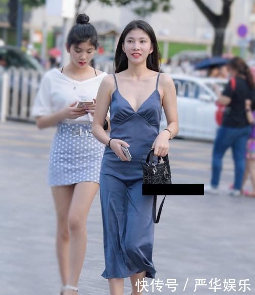 造型|路人街拍优雅气质的“睡衣风”,夏日街头的抢眼造型