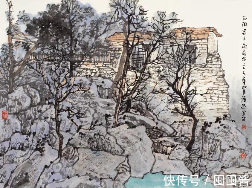 满维起&中国水墨画院|老骥伏枥,总有新意,满维起山水写生新作