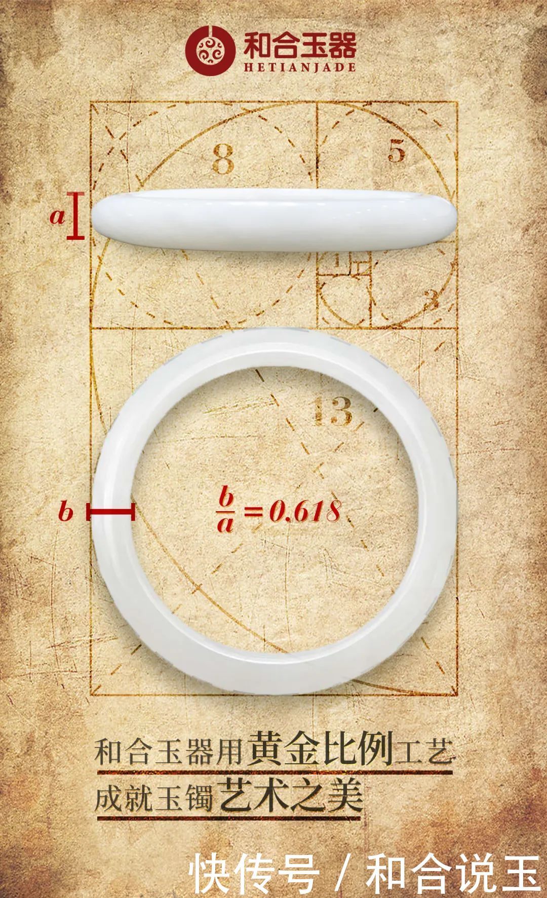 比例|用黄金比例呈现和合玉镯之美