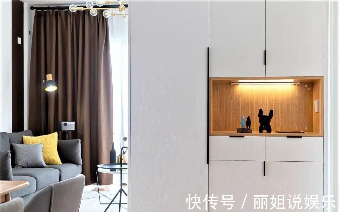 原木|77平简约风格装修设计,开放式餐厨设计,晒到朋友圈却被赞爆了!