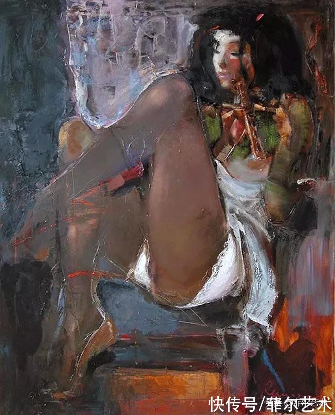 雷兹尼琴科！乌克兰著名画家谢里·雷兹尼琴科人物油画作品欣赏