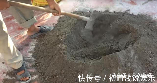 砖块|家里剩2车红砖,老爸就砌了个院墙,一格一格镂空通风全村第一家