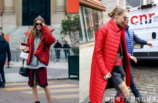 总选|羽绒服别总选黑白灰!2021五大流行色,显白又气质,早穿早美