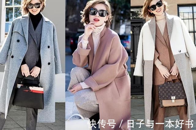 通勤风 秋冬季优雅通勤风穿搭示范，不用费力简单就可以很美！