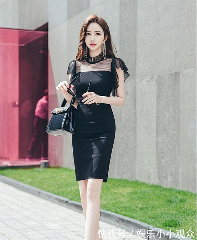 连衣裙 只要搭配得好,就是一道靓丽的风景线,修身气质连衣裙!