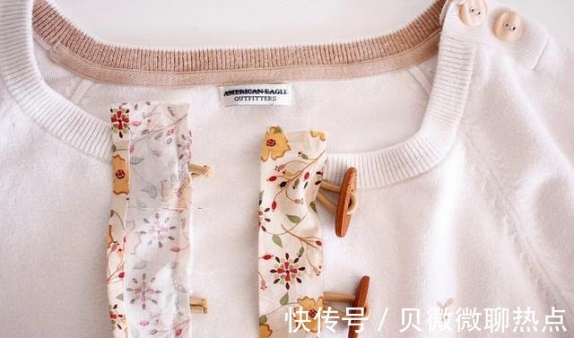 衣服|衣服上添加一排纽扣!原来可以如此简单,新手一看就明白的小技巧!