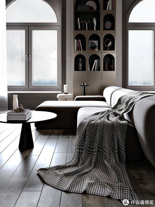 轻奢风|外国小伙的93㎡单身公寓,全屋轻奢风,卧室纱帘让网友吵翻了天