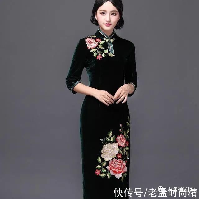 你们都随大流穿韩版，我却喜爱这些温婉贤淑的中国风旗袍裙