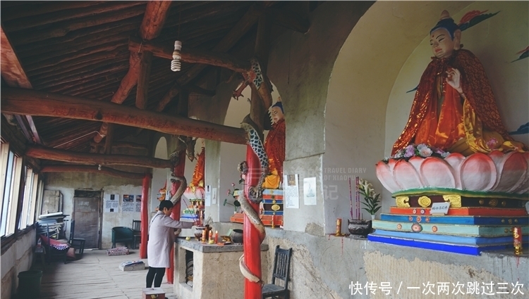 西安秦岭千年古寺，海拔1300米绝壁之巅，五层楼建筑气势太恢宏