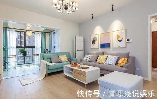 她家148平米,进门就被玄关迷住,不做吊顶跟背景墙,阳台超漂亮